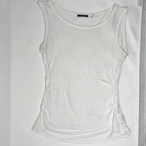 Tahari white tank top